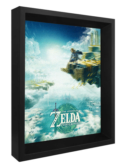 The Legend Of Zelda: Tears Of The Kingdom (Hyrule Skies) Framed 3D Lenticular Poster