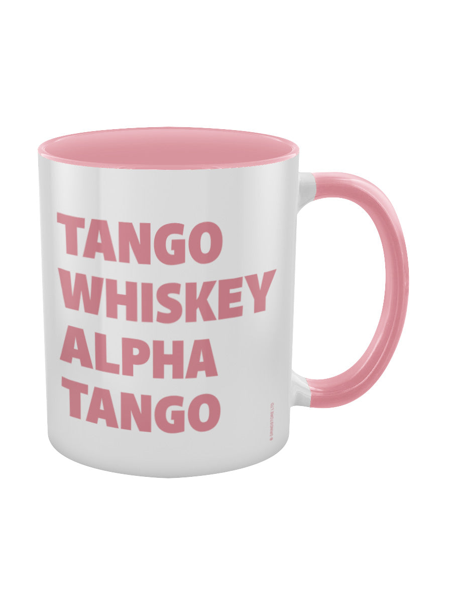 Twat Phonetic Alphabet Pink Inner 2-Tone Mug