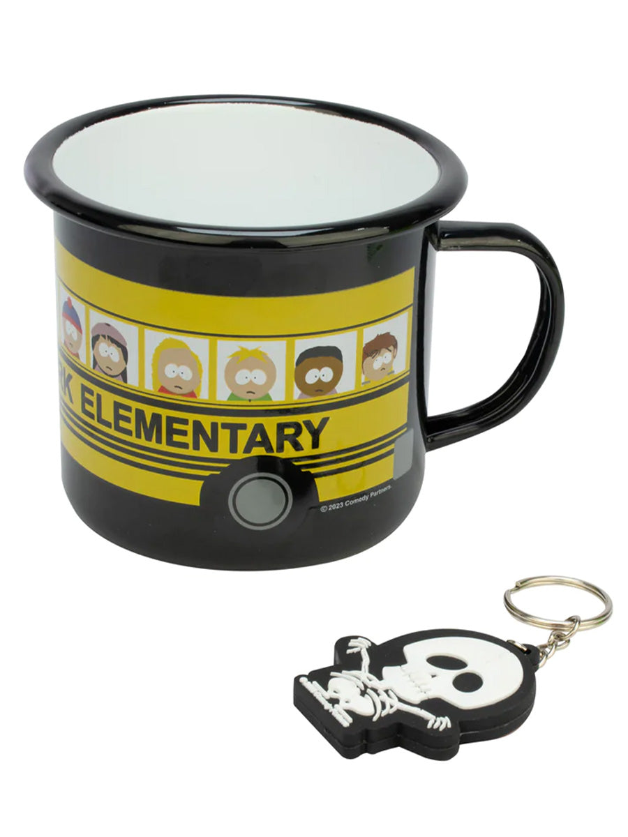 South Park Enamel Mug & Keyring Gift Set