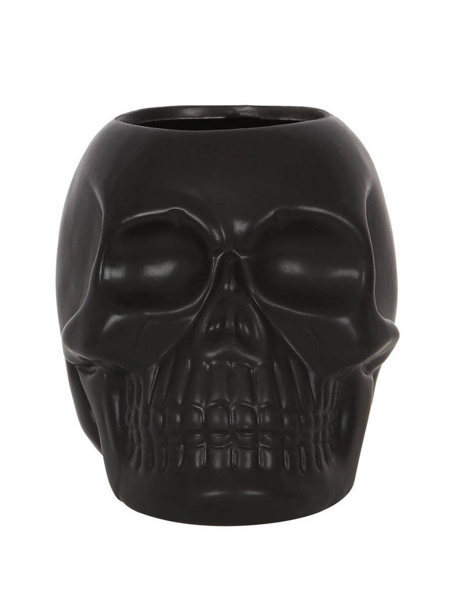 Black Skull Toothbrush Holder