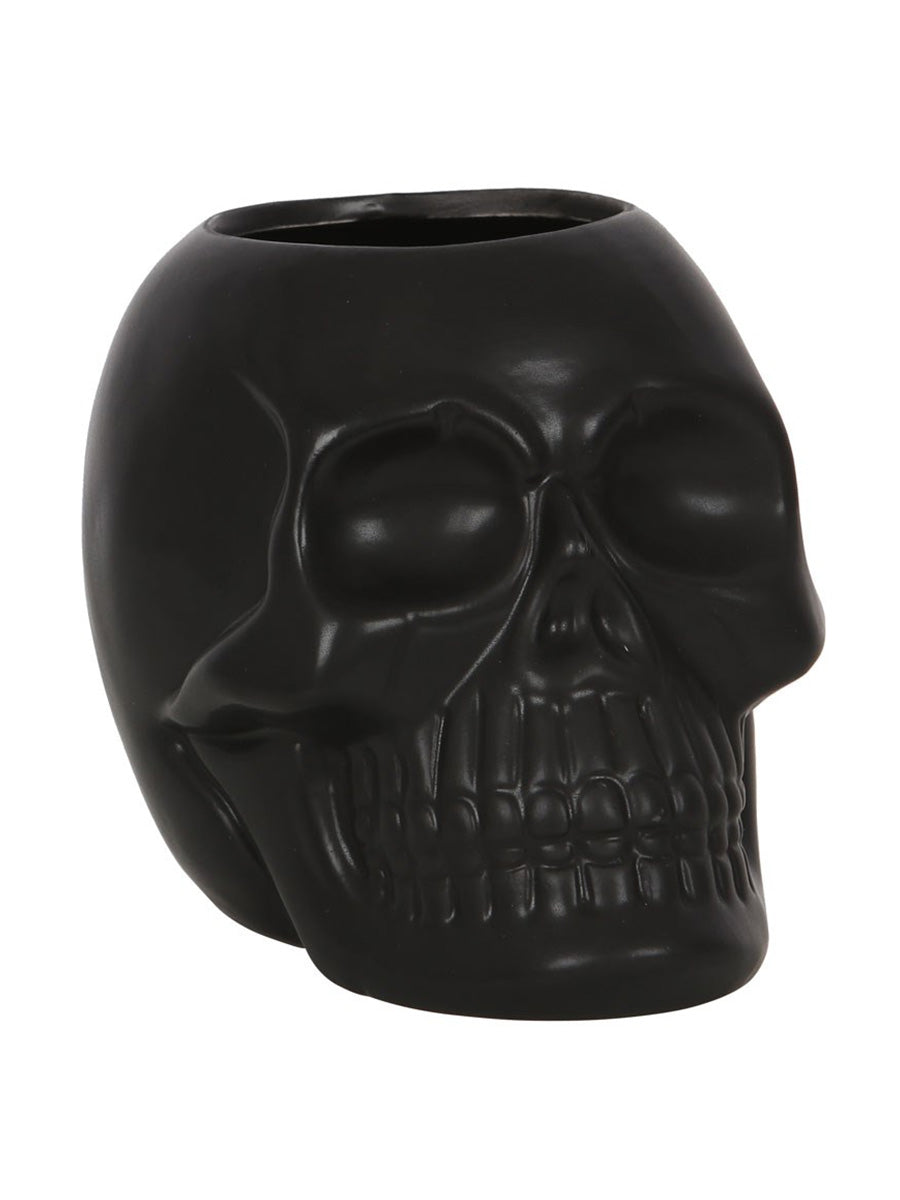 Black Skull Toothbrush Holder