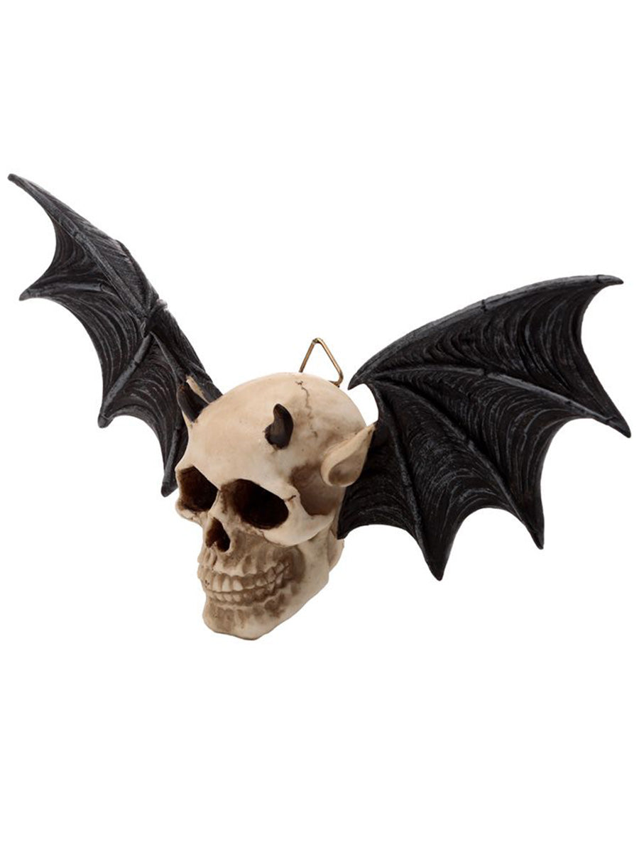 Devil Bat Skull Wall Plaque