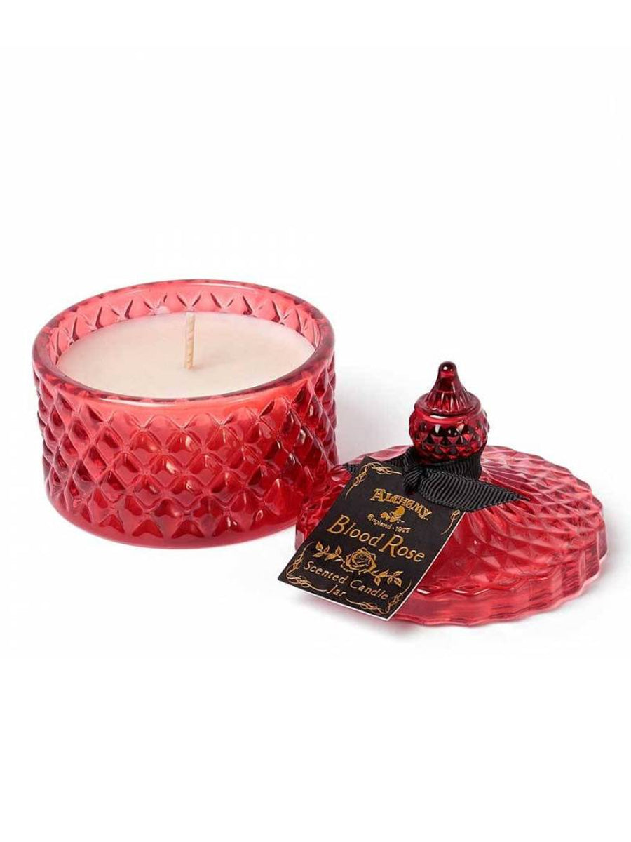 Alchemy Scented Boudoir Candle Jar - Blood Rose