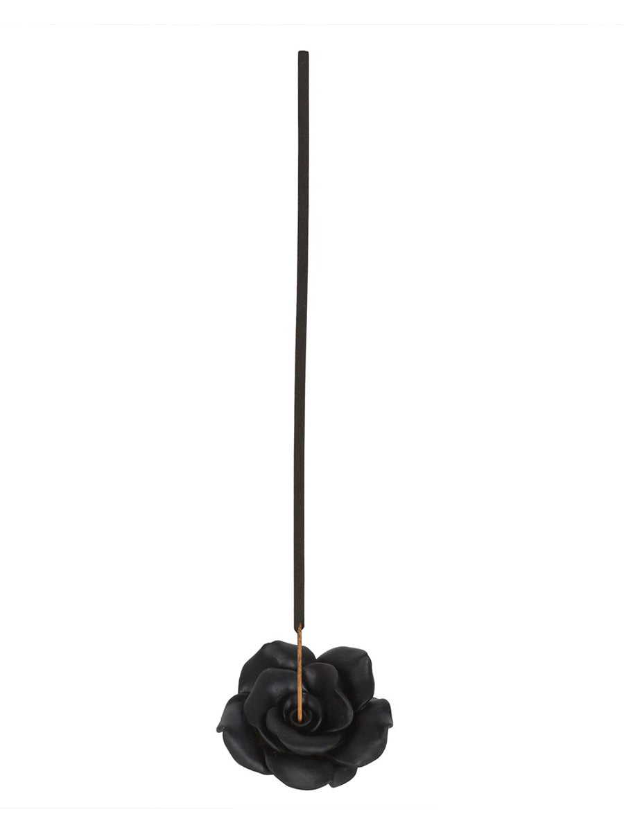 Black Rose Resin Incense Stick Holder