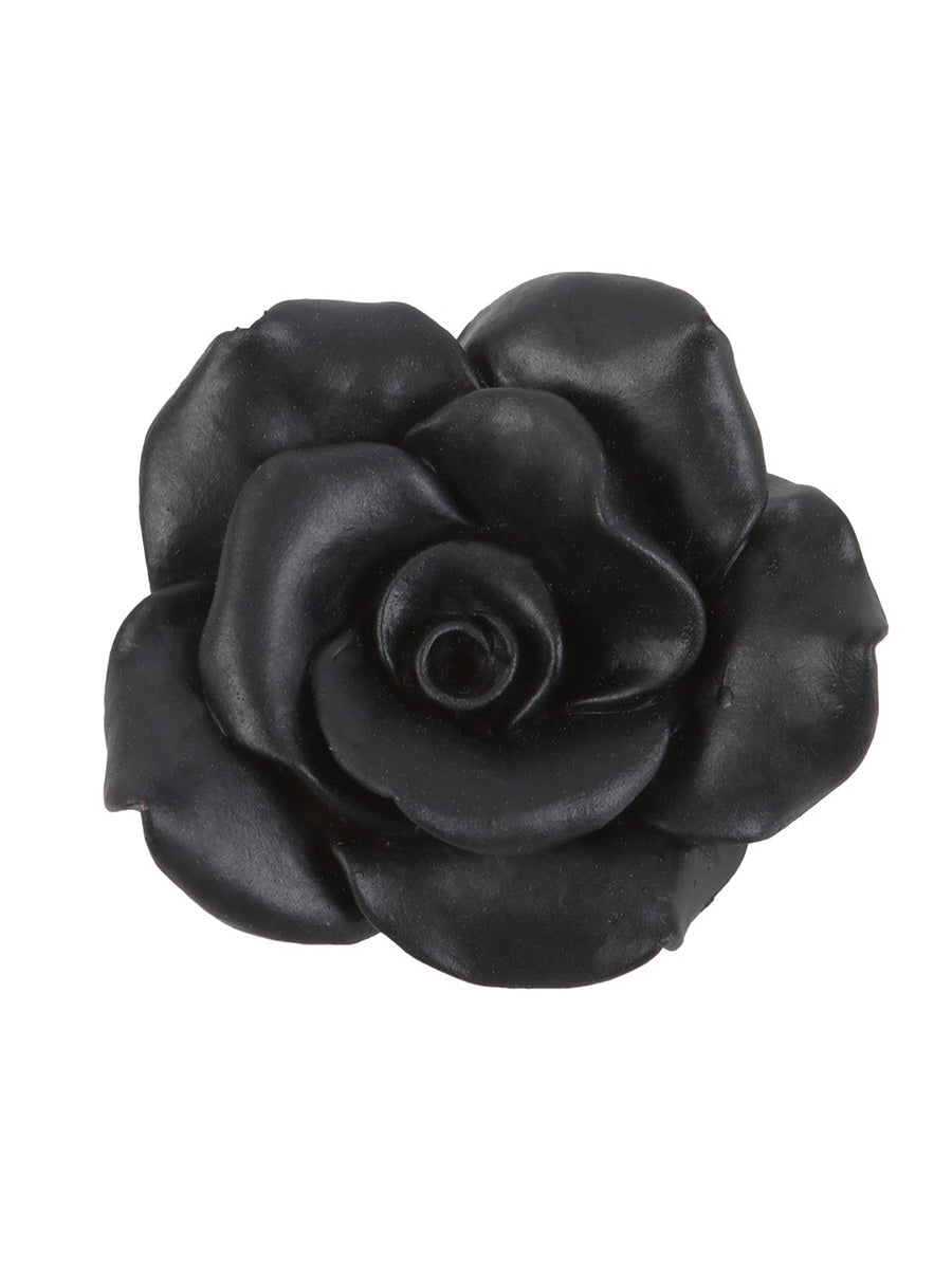 Black Rose Resin Incense Stick Holder