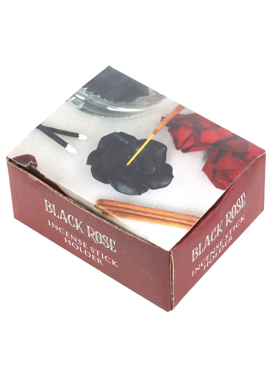 Black Rose Resin Incense Stick Holder