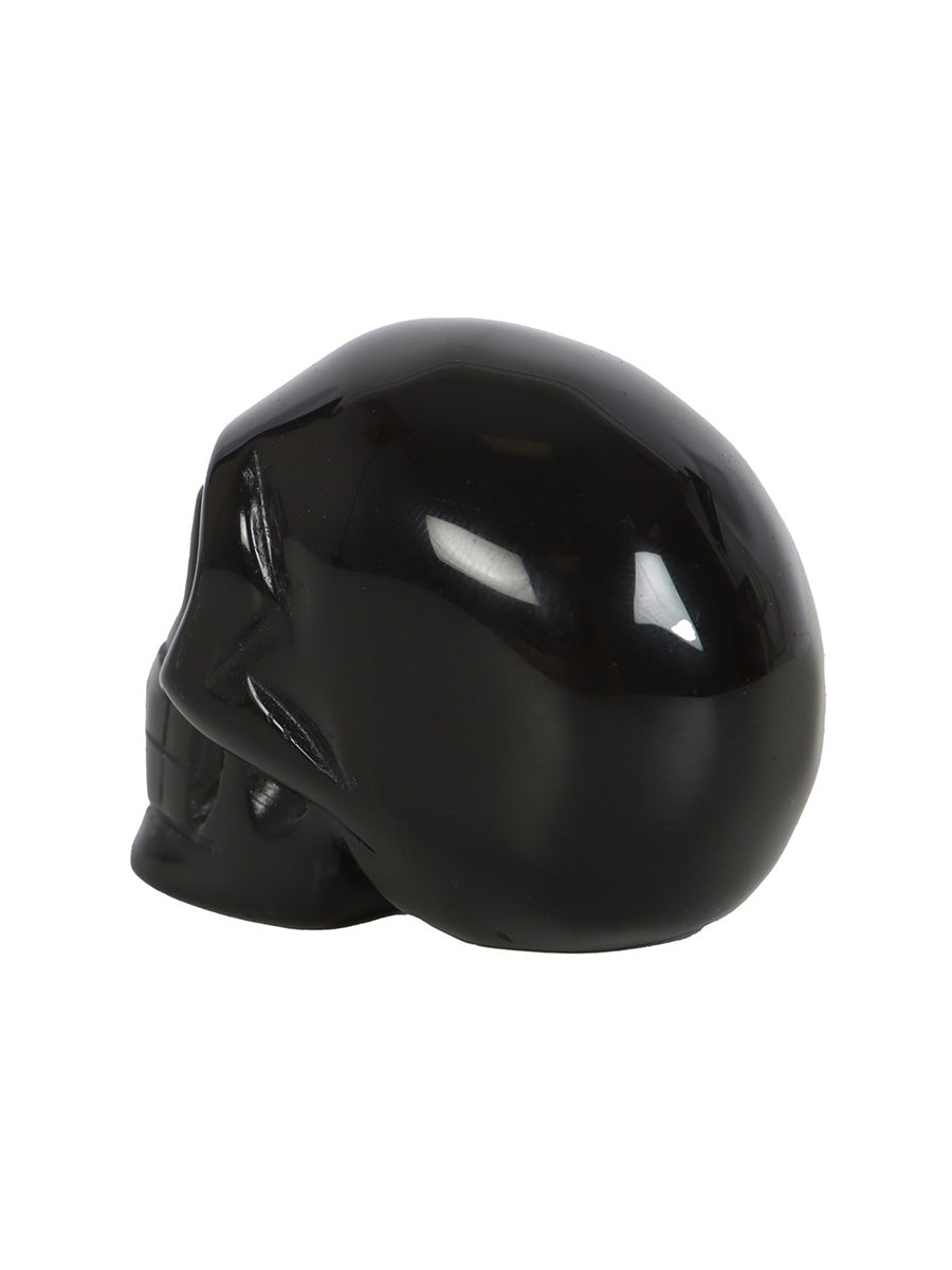 Black Obsidian Crystal Skull