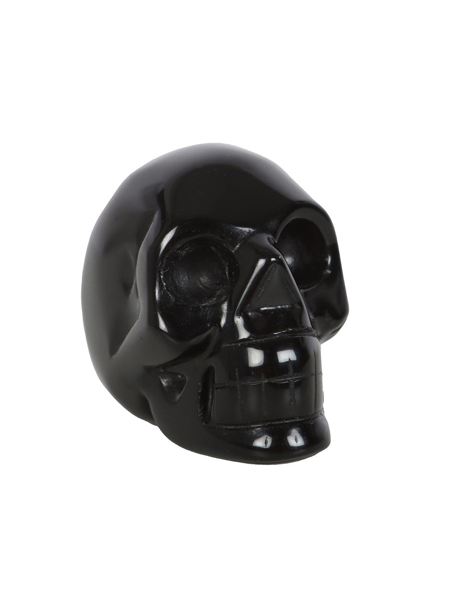 Black Obsidian Crystal Skull