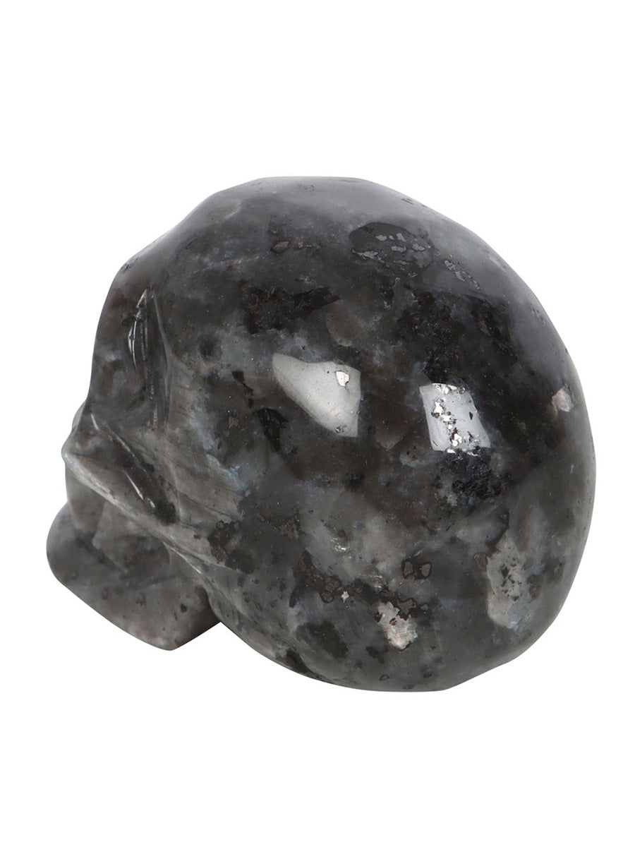 Black Labradorite Crystal Skull