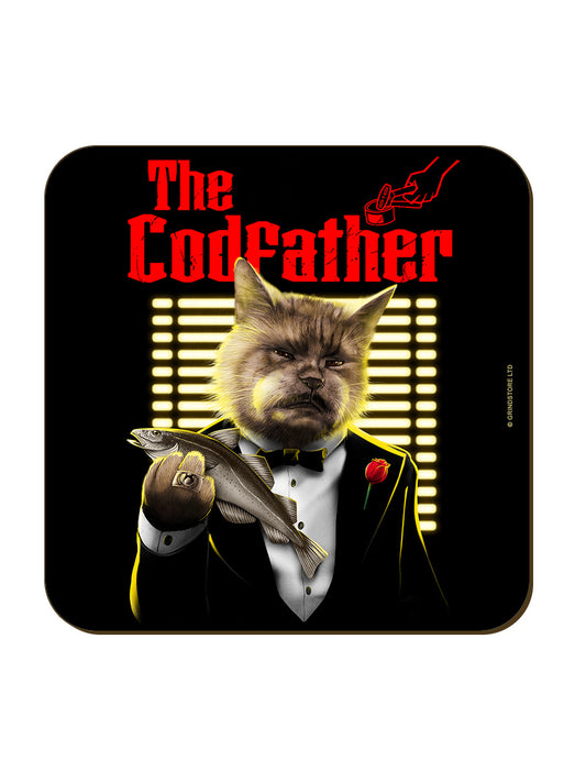 Horror Cats The Codfather Coaster