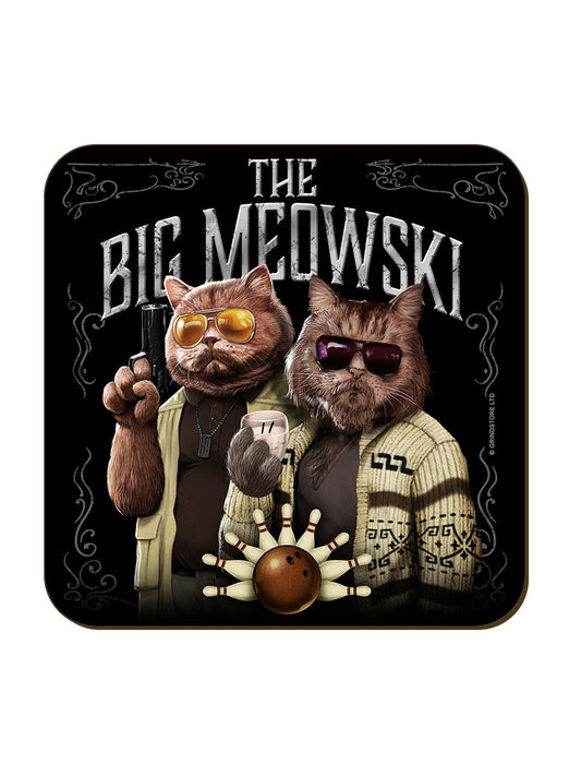 Horror Cats The Big Meowski Coaster