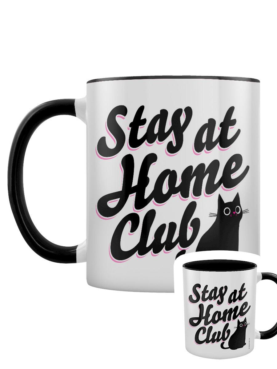 Stay At Home Club Black Inner 2-Tone Mug