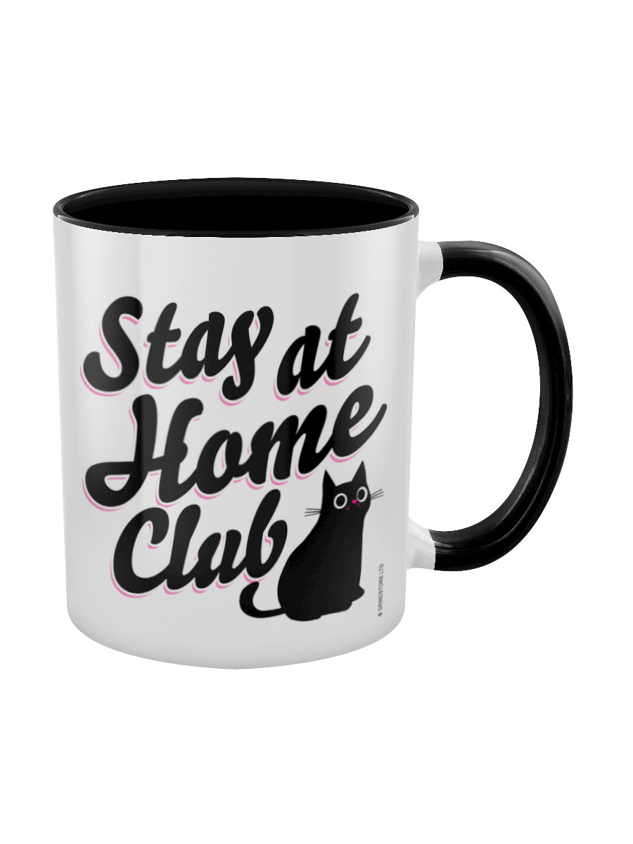 Stay At Home Club Black Inner 2-Tone Mug