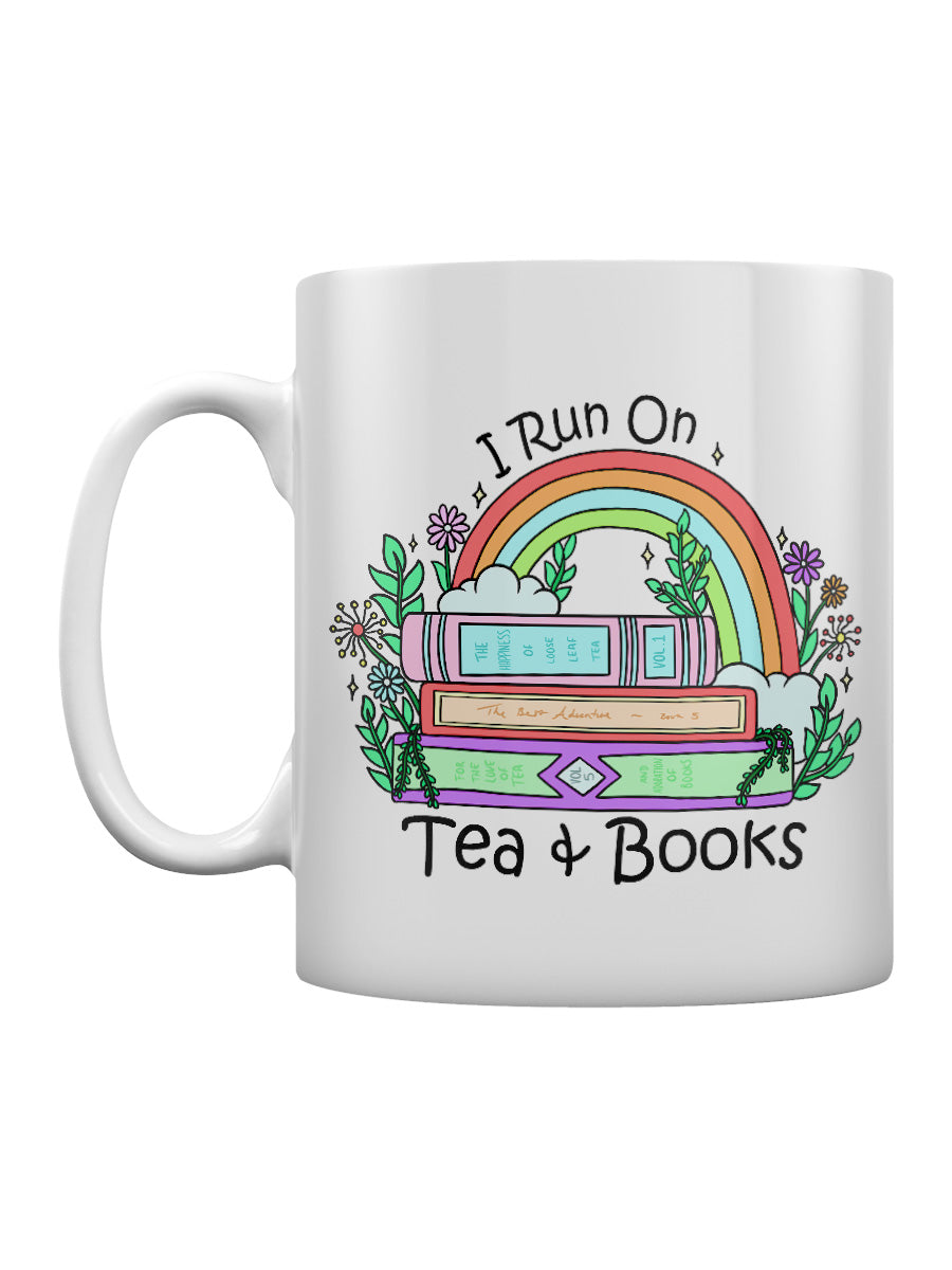 I Run On Tea & Books Mug