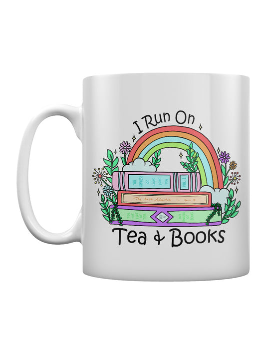 I Run On Tea & Books Mug