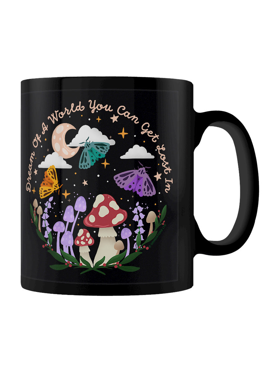 Forest Friends A World You Can Get Lost In Black Mug