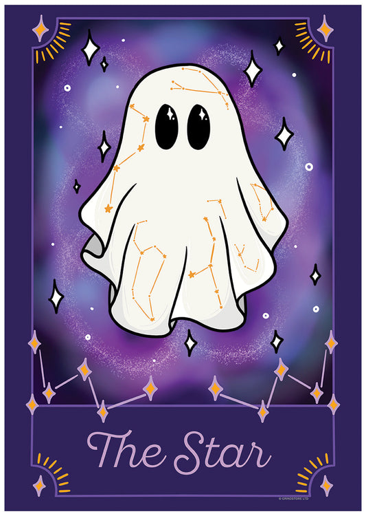 Galaxy Ghouls Tarot - The Star Mini Poster