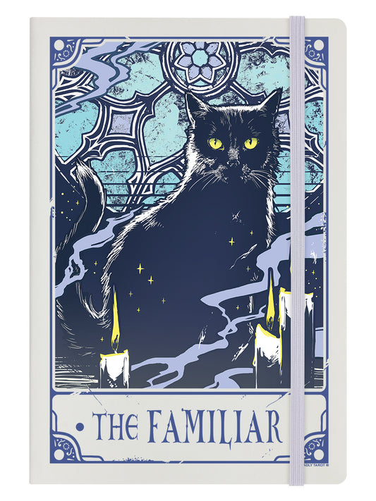 Deadly Tarot Awakening - The Familiar Cream A5 Hard Cover Notebook