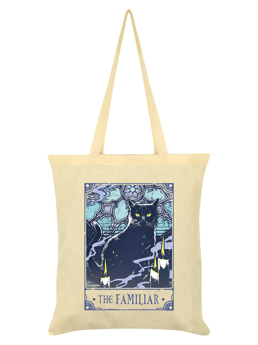 Deadly Tarot Awakening - The Familiar Cream Tote Bag