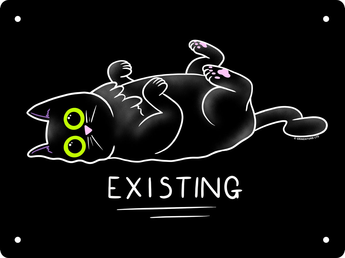 Existing Kitten Mini Tin Sign