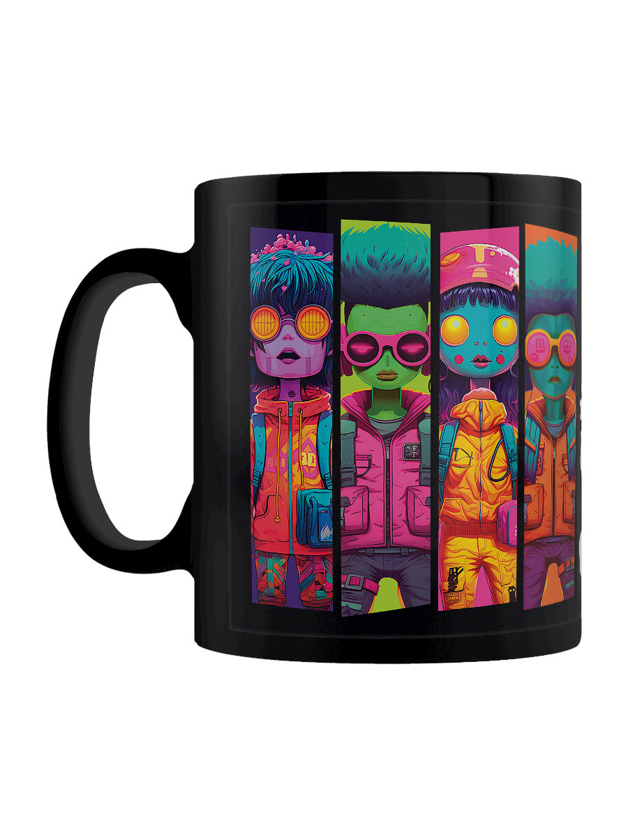 Zombie Quad Black Mug