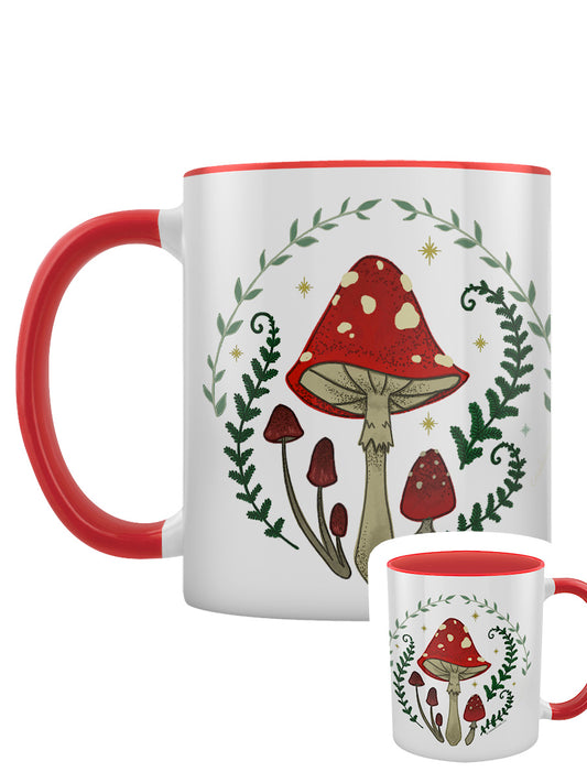 Celestial Fungi Red Inner 2-Tone Mug