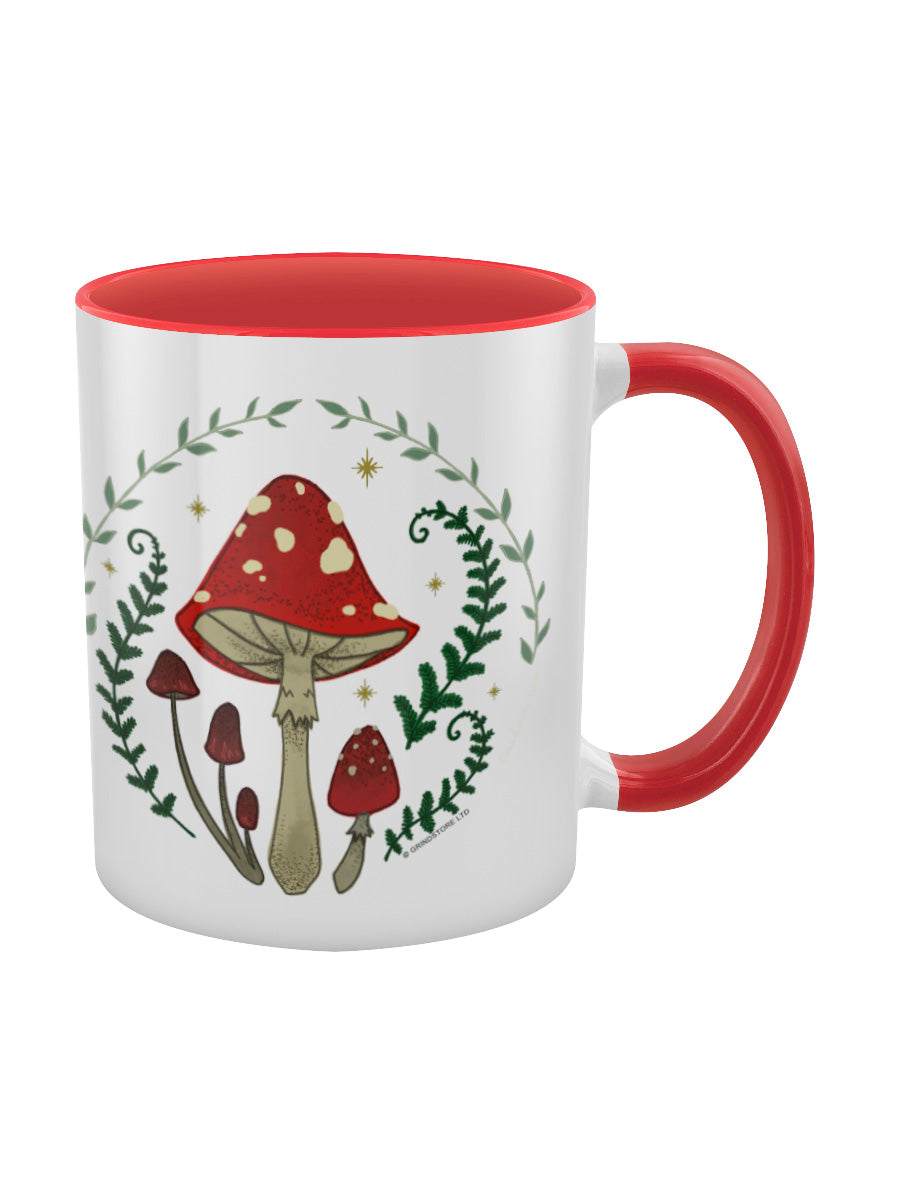 Celestial Fungi Red Inner 2-Tone Mug