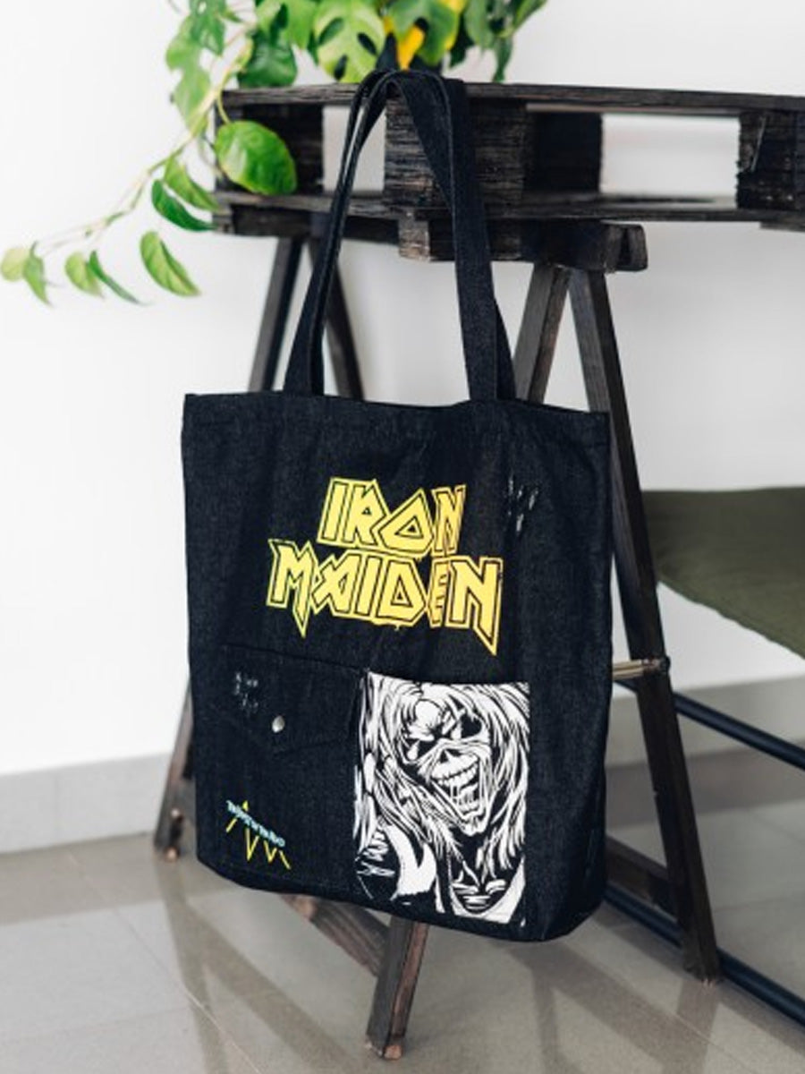 Iron Maiden Premium Black Tote Bag