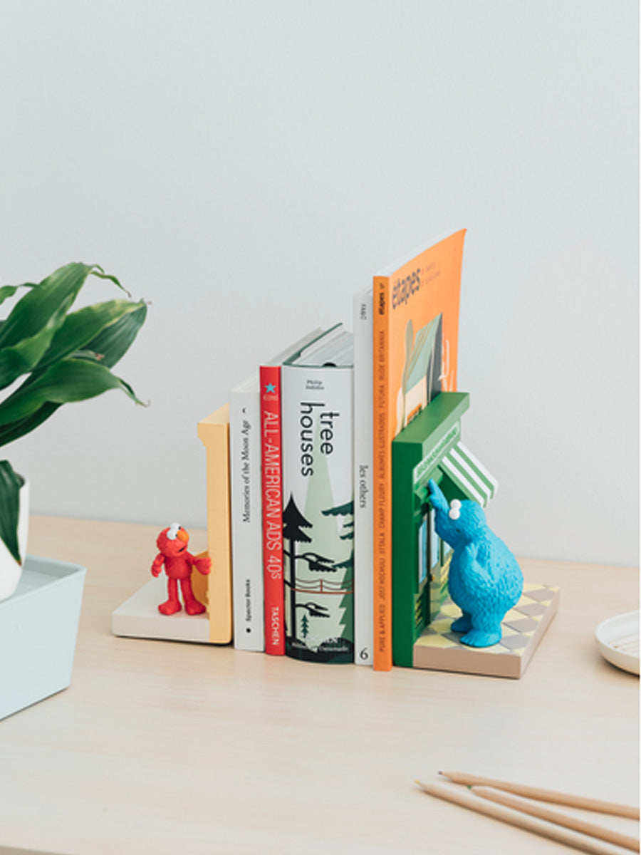 Sesame Street Elmo & Cookie Monster Bookends
