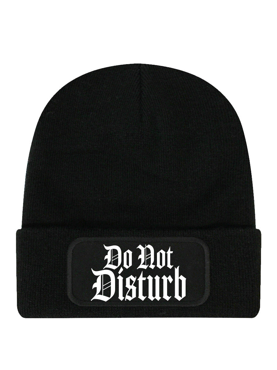 Do Not Disturb Black Beanie