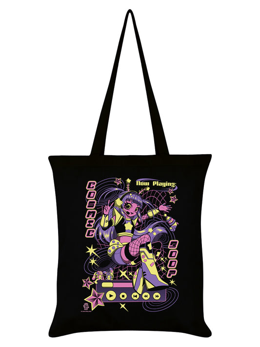 Cosmic Boop Now Playing Black Tote Bag