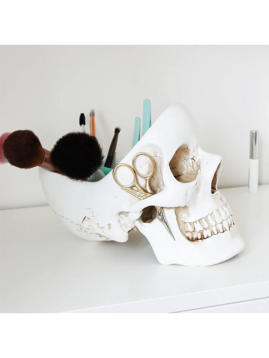 Skull Tidy Desk Organiser