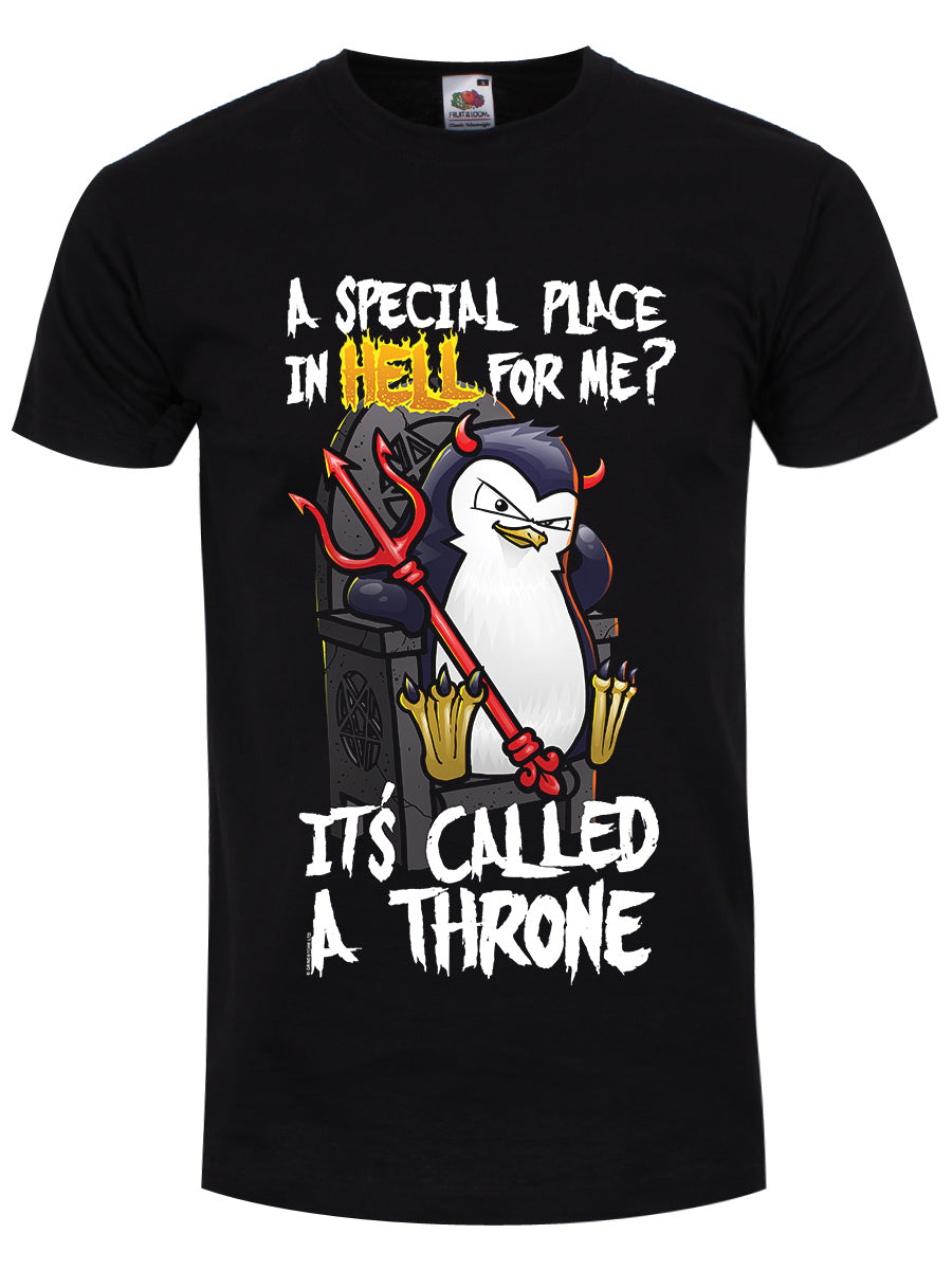 Psycho Penguin A Special Place In Hell Men's Black T-Shirt
