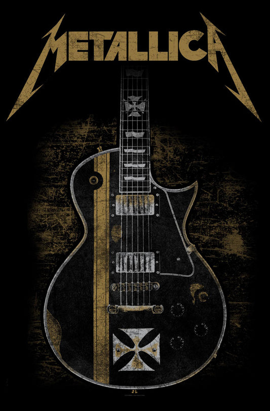 Metallica Hetfield Guitar Textile Flag