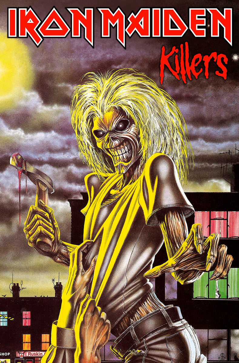 Iron Maiden Killers Textile Flag