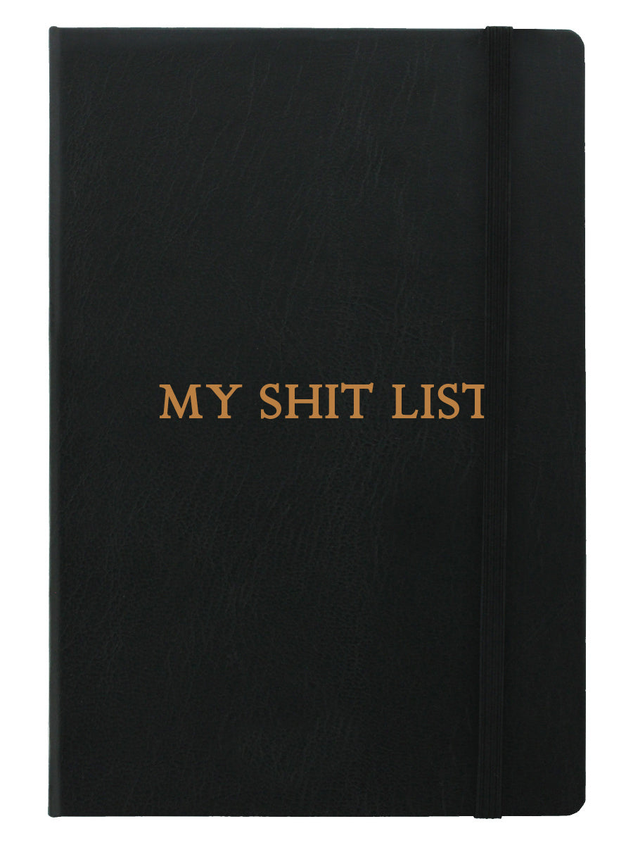 My Shit List A5 Hard Cover Notebook