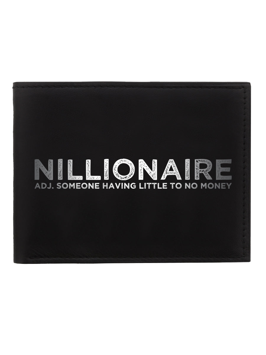 Nillionaire Black Bi-Fold Wallet