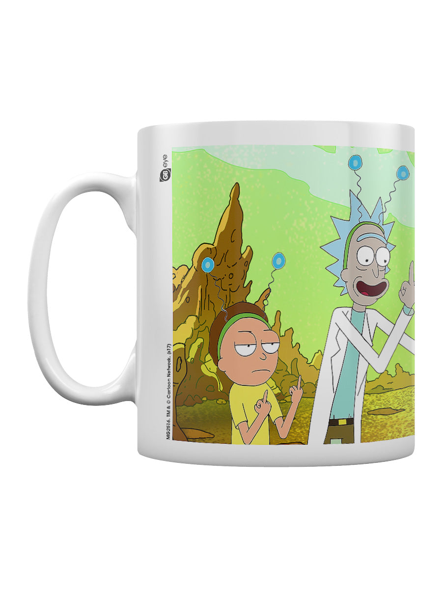 Rick and Morty Peace Mug
