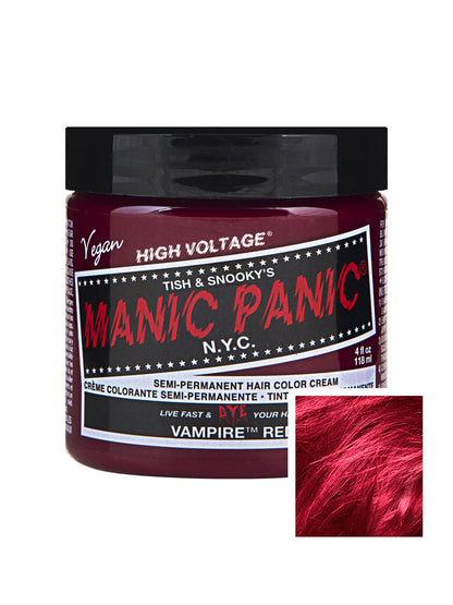 Manic Panic High Voltage Classic Cream Formula Colour Hair Dye 118ml - Vampire Red