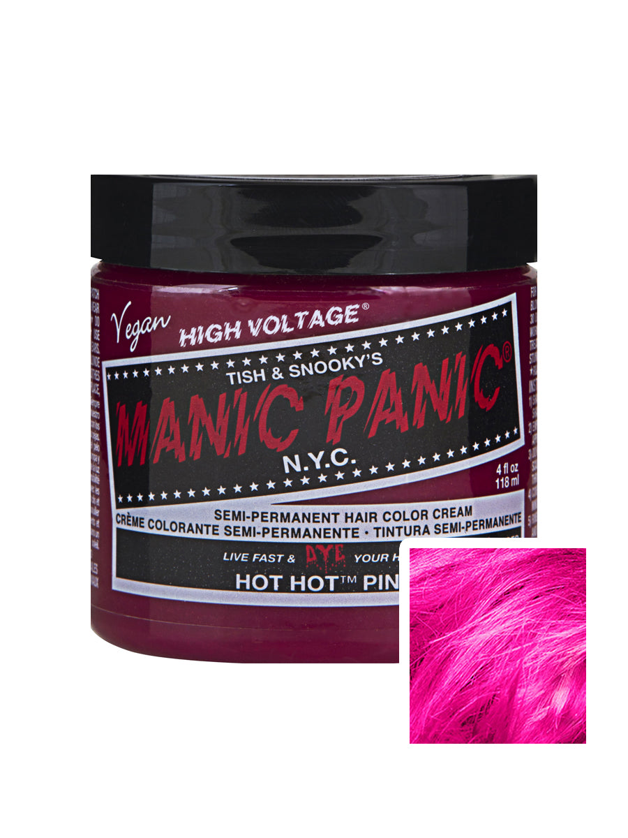Manic Panic High Voltage Classic Cream Formula Colour Hair Dye 118ml - Hot Hot Pink