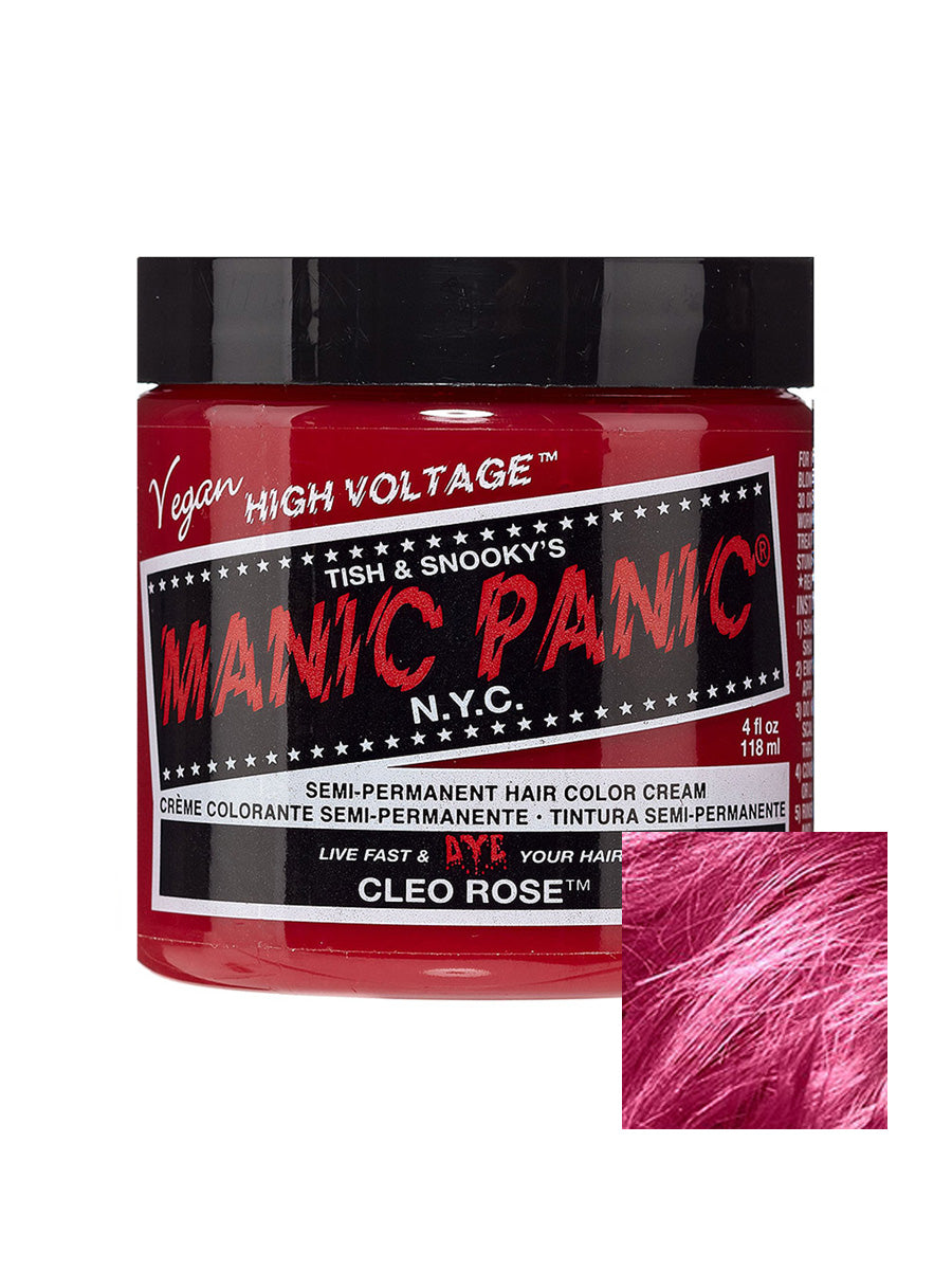 Manic Panic High Voltage Classic Cream Formula Colour Hair Dye 118ml - Cleo Rose