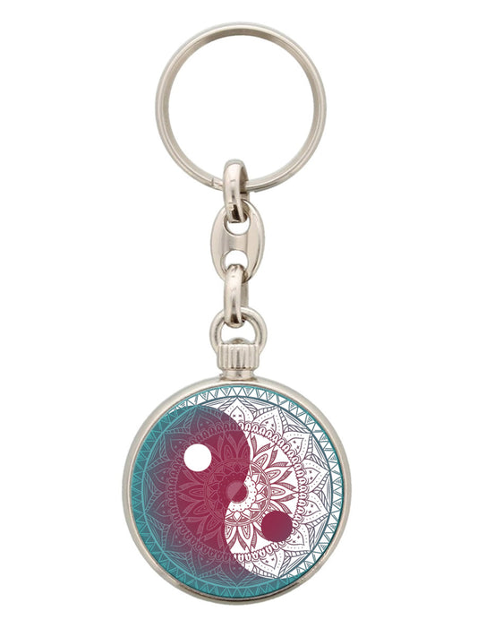 Unorthodox Collective Yin Yang Mandala Keyring