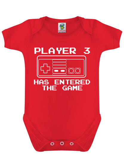 Player 3 Has Entered The Game Red Baby Grow