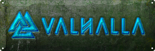 Valhalla Slim Tin Sign