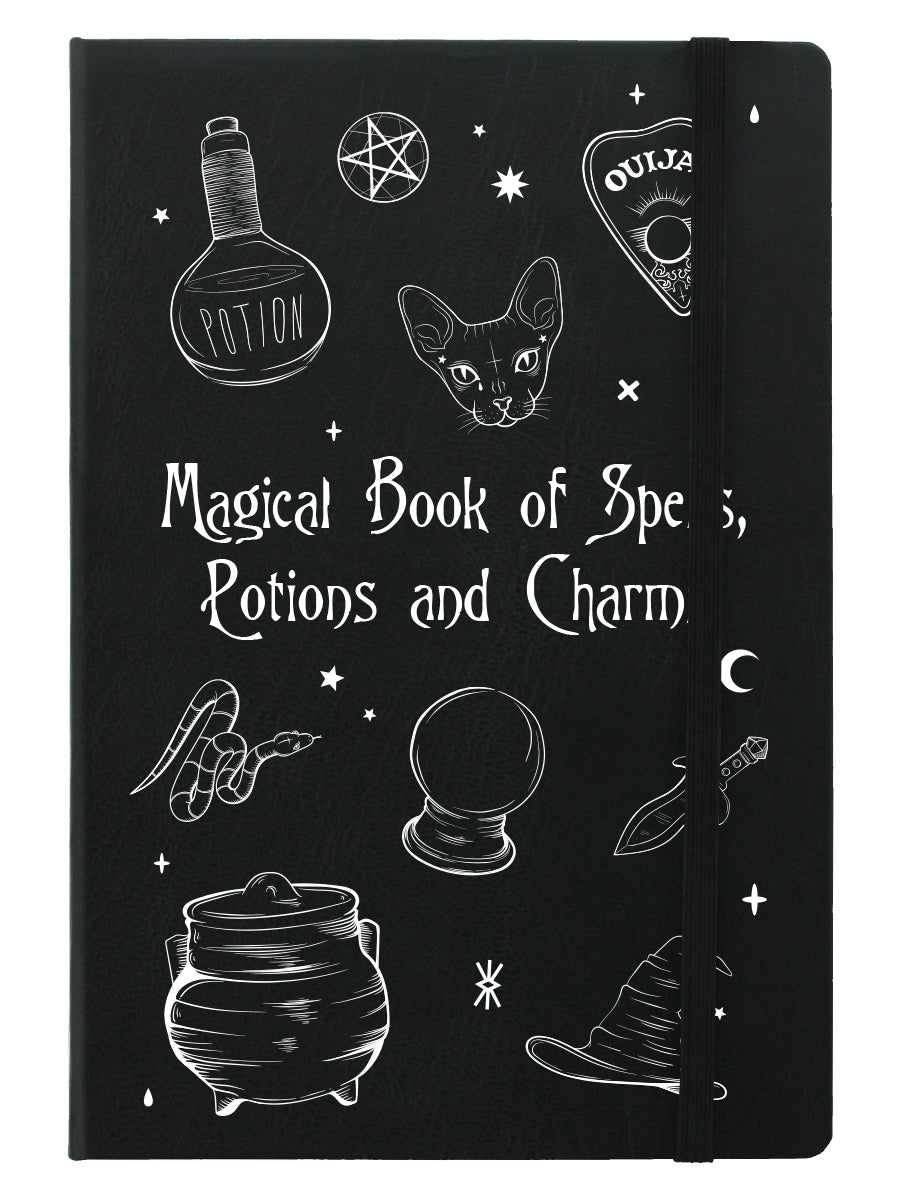 Magical Book Of Spells A5 Hard Cover Notebook