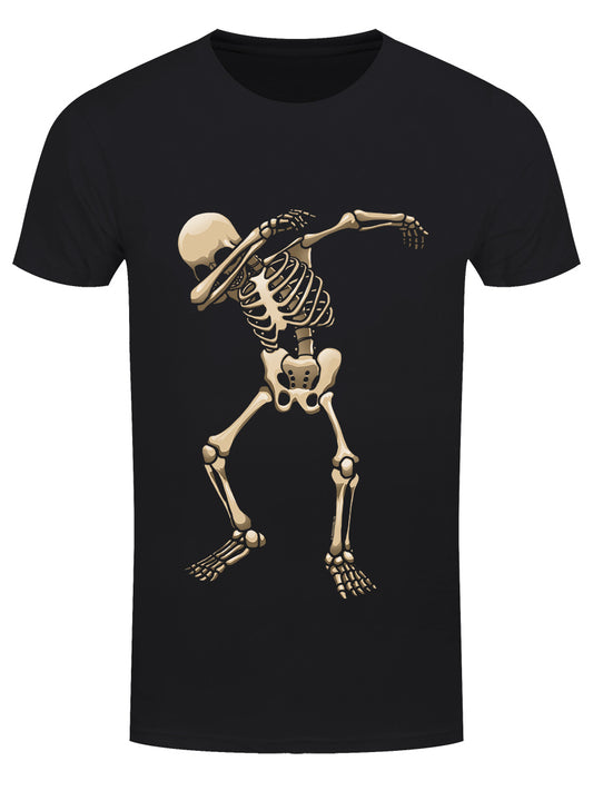 Skeleton Dab Men's Black T-Shirt