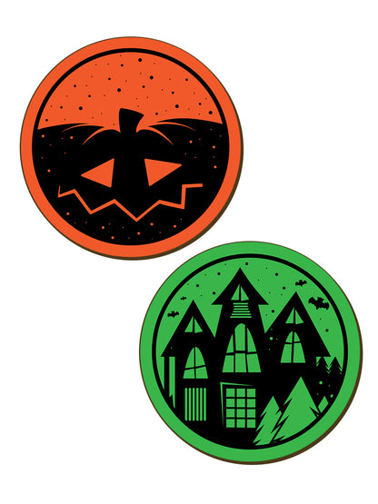 Halloween Graphics 4 Piece Coaster Set