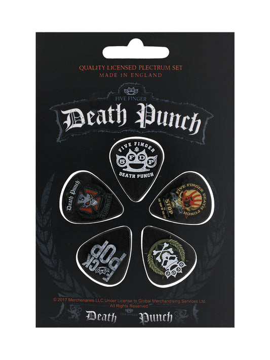 Five Finger Death Punch Plectrums 5-Pack