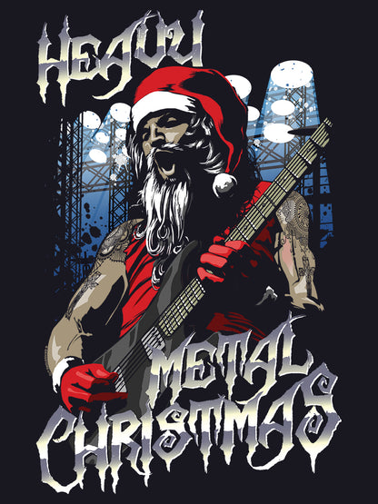 Heavy Metal Christmas Men's Navy Christmas Jumper