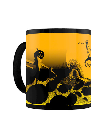 Nightmare Before Christmas Graveyard Scene Heat Changing Mug